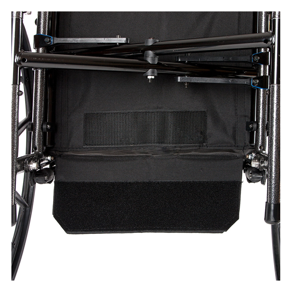 Fauteuil roulant léger à double essieu Cruiser X4 avec accoudoirs amovibles réglables, accoudoirs de bureau, repose-jambes élévateurs, siège de 18 po
