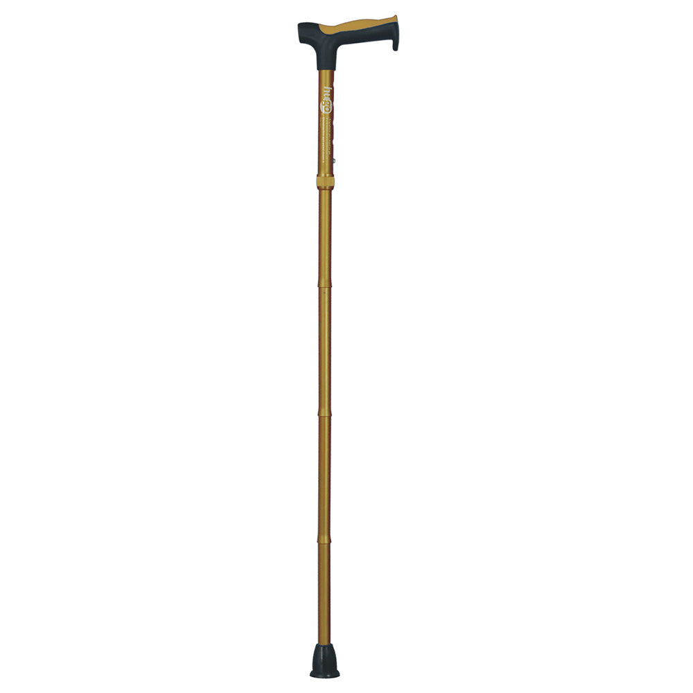 Adjustable Folding Cane with Reflective Strap