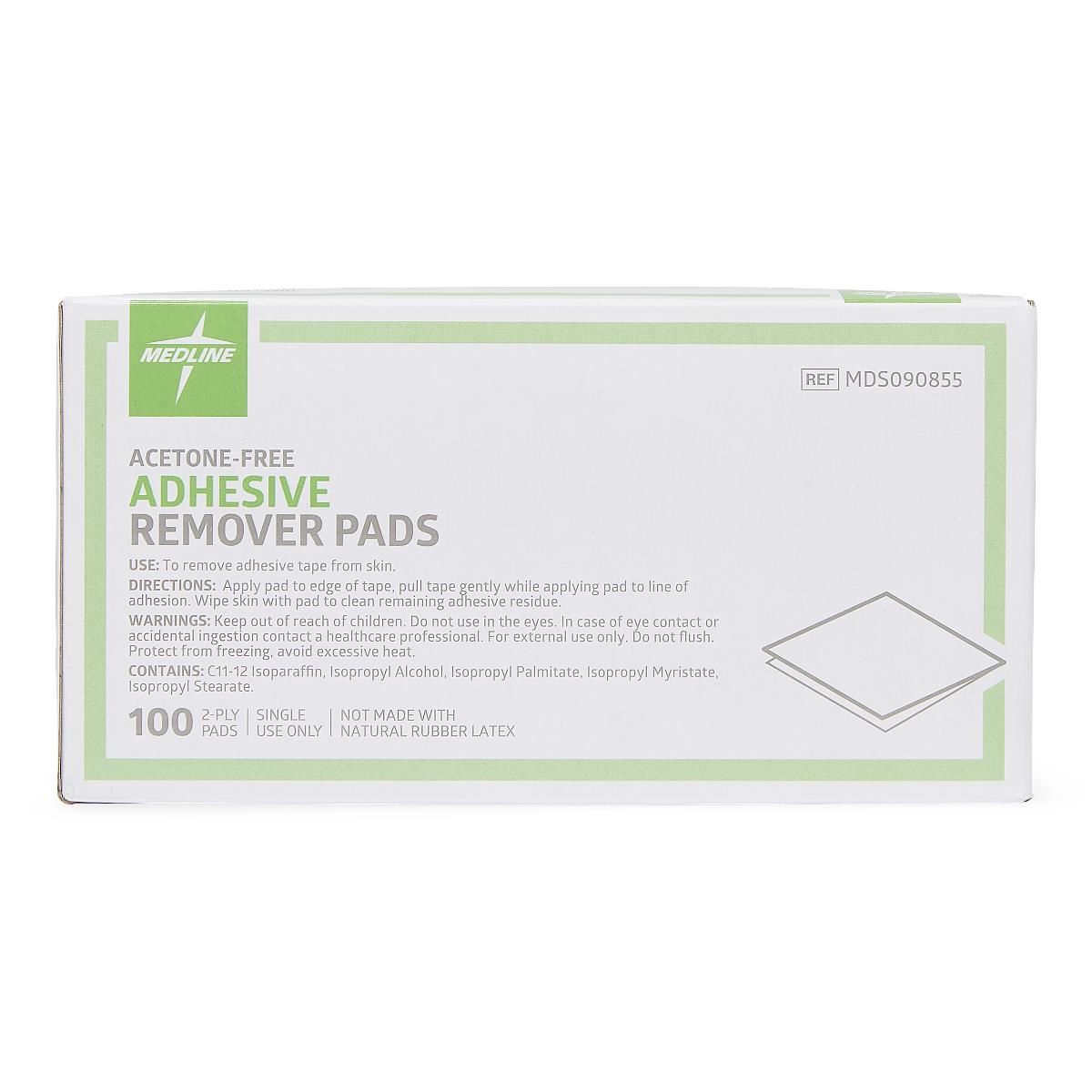 Medline Acetone-Free Medical Adhesive Remover Pad