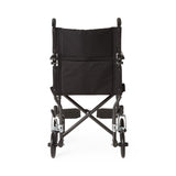 Medline Basic Transport Chair Hammertone 19in Seat