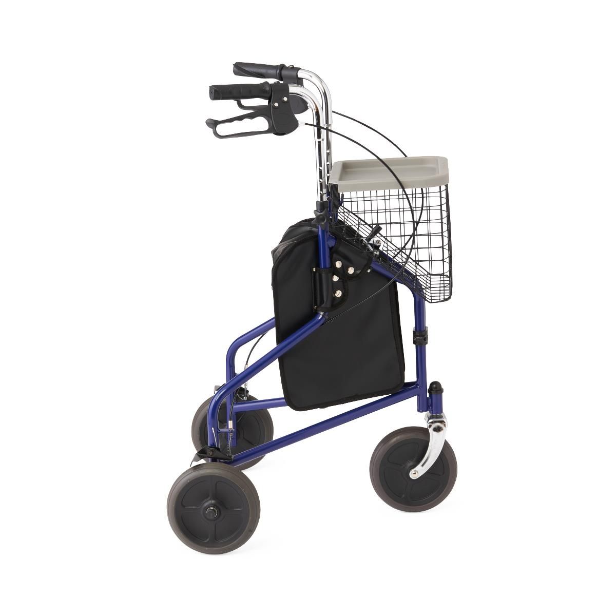 Medline 3-Wheel Steel Rollator