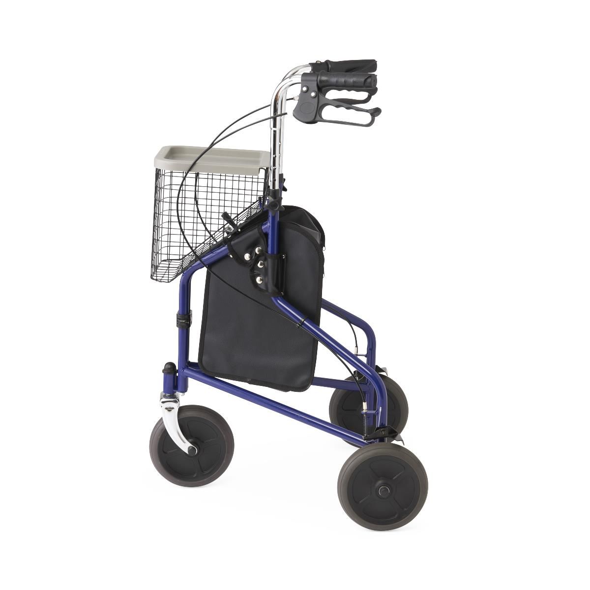 Medline 3-Wheel Steel Rollator