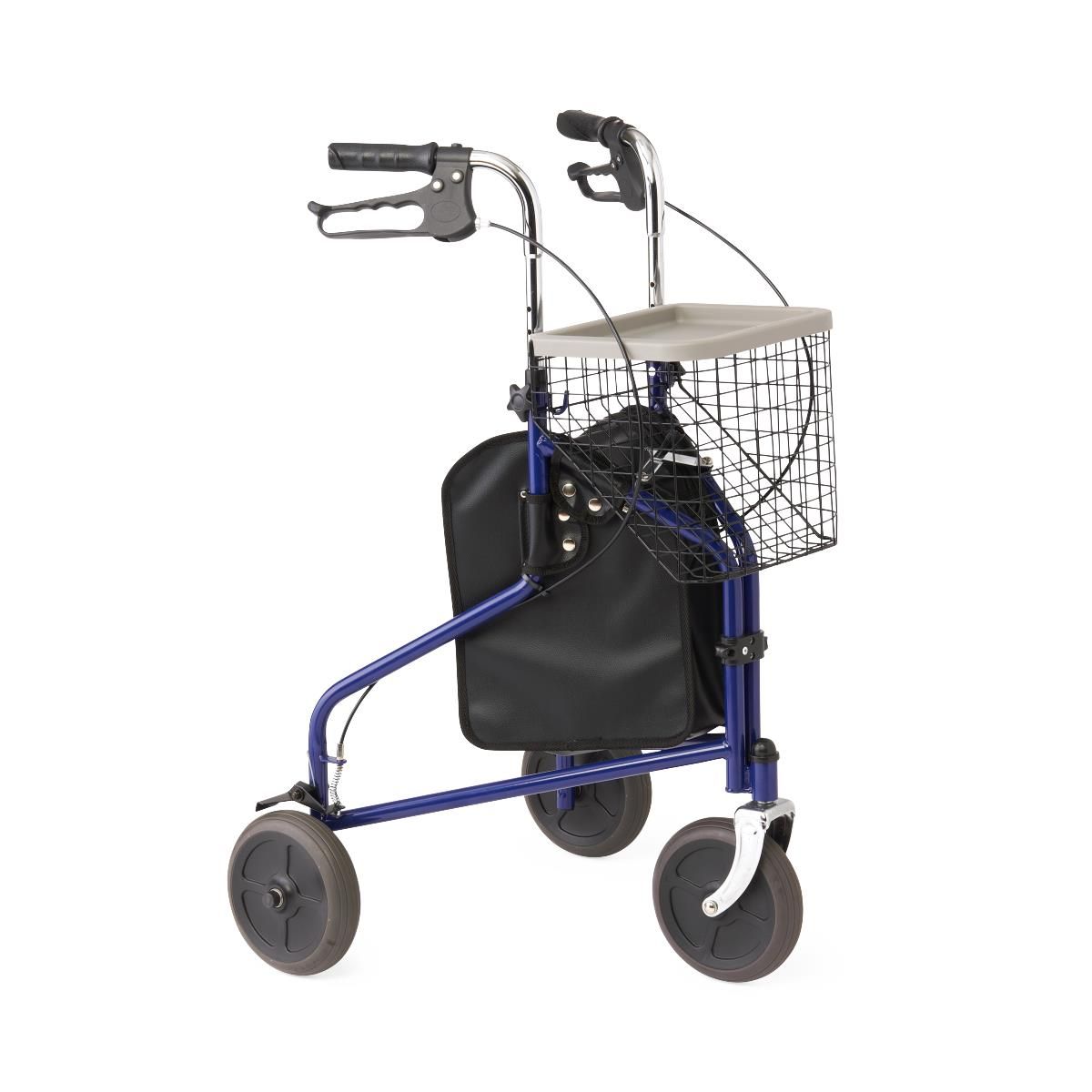 Medline 3-Wheel Steel Rollator