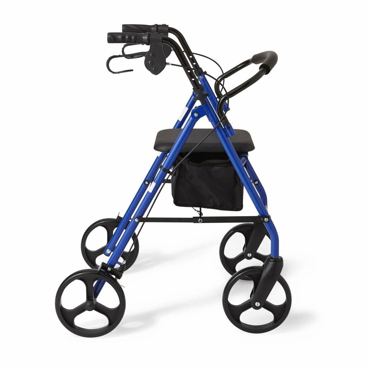 Medline Basic Steel Rollator 8-Inch Wheels