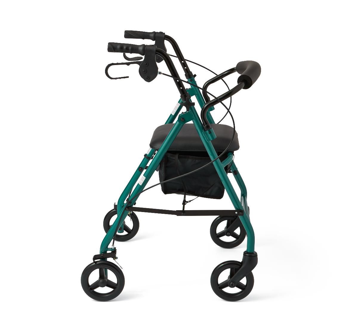 Medline Basic Aluminum Rollator w 6in Wheels