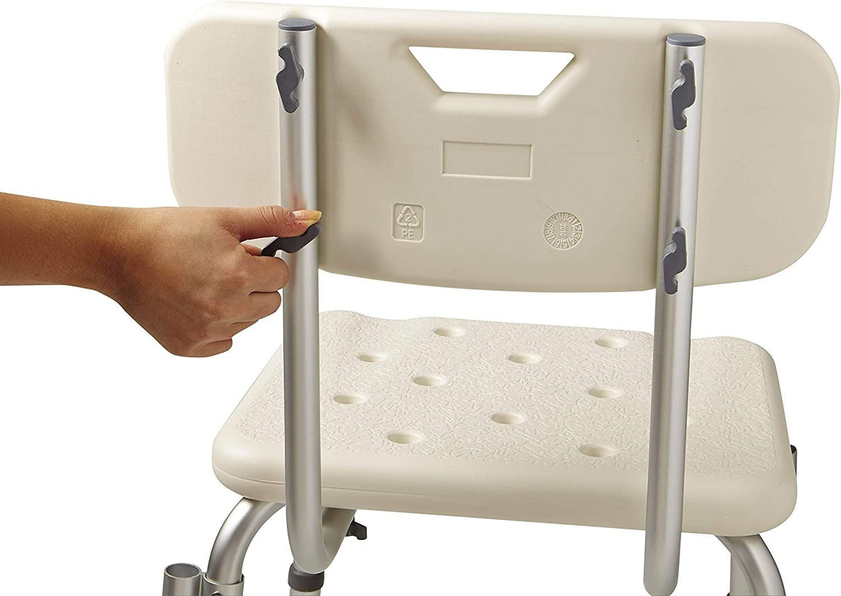 Medline Knockdown Bath Bench with Arms/Back