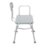 Plastic Tub Transfer Bench with Adjustable Backrest