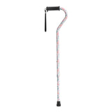 Adjustable Height Offset Handle Cane with Gel Hand Grip