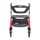 Andador con ruedas Nitro Sprint Rollator, color rojo