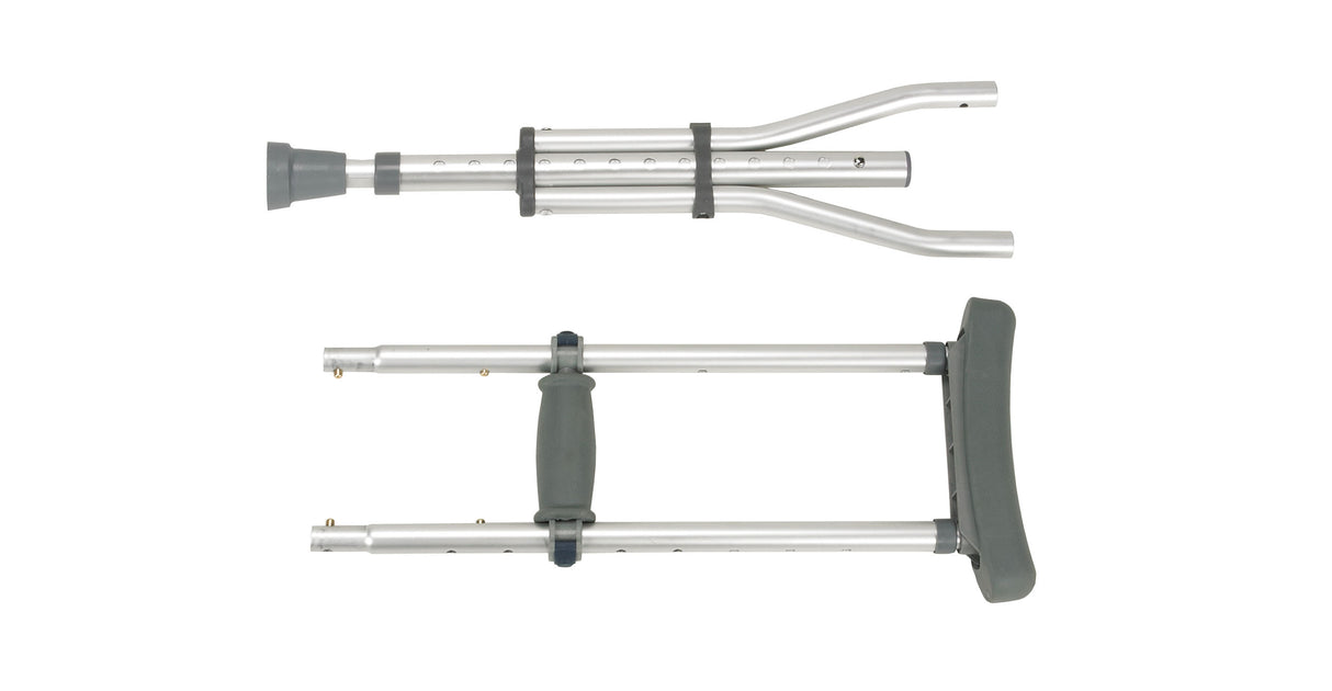 Béquilles universelles démontables en aluminium, 1 paire