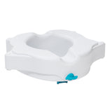 3-Way Raised Toilet Seat, White, 4"