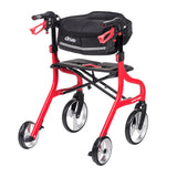 Andador con ruedas Nitro Sprint Rollator, color rojo