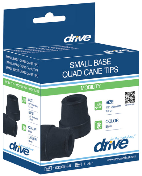 Small Base Quad Cane Tip, Pack of 4