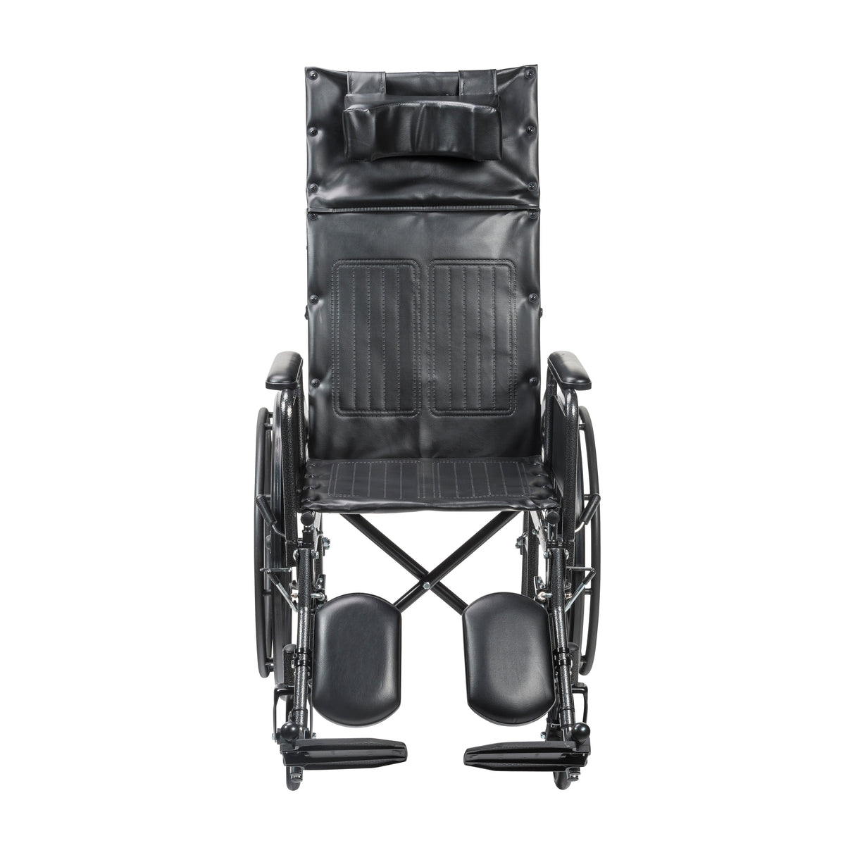 Silla de ruedas Silver Sport totalmente reclinable, brazos completos, asiento de 18"