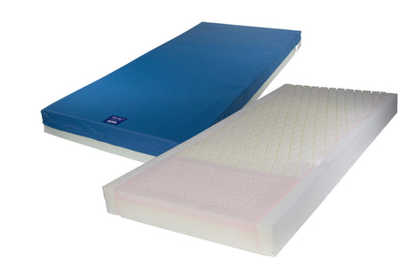 Matelas à redistribution de pression pour soins de longue durée Gravity 7, sans découpe, 76 po