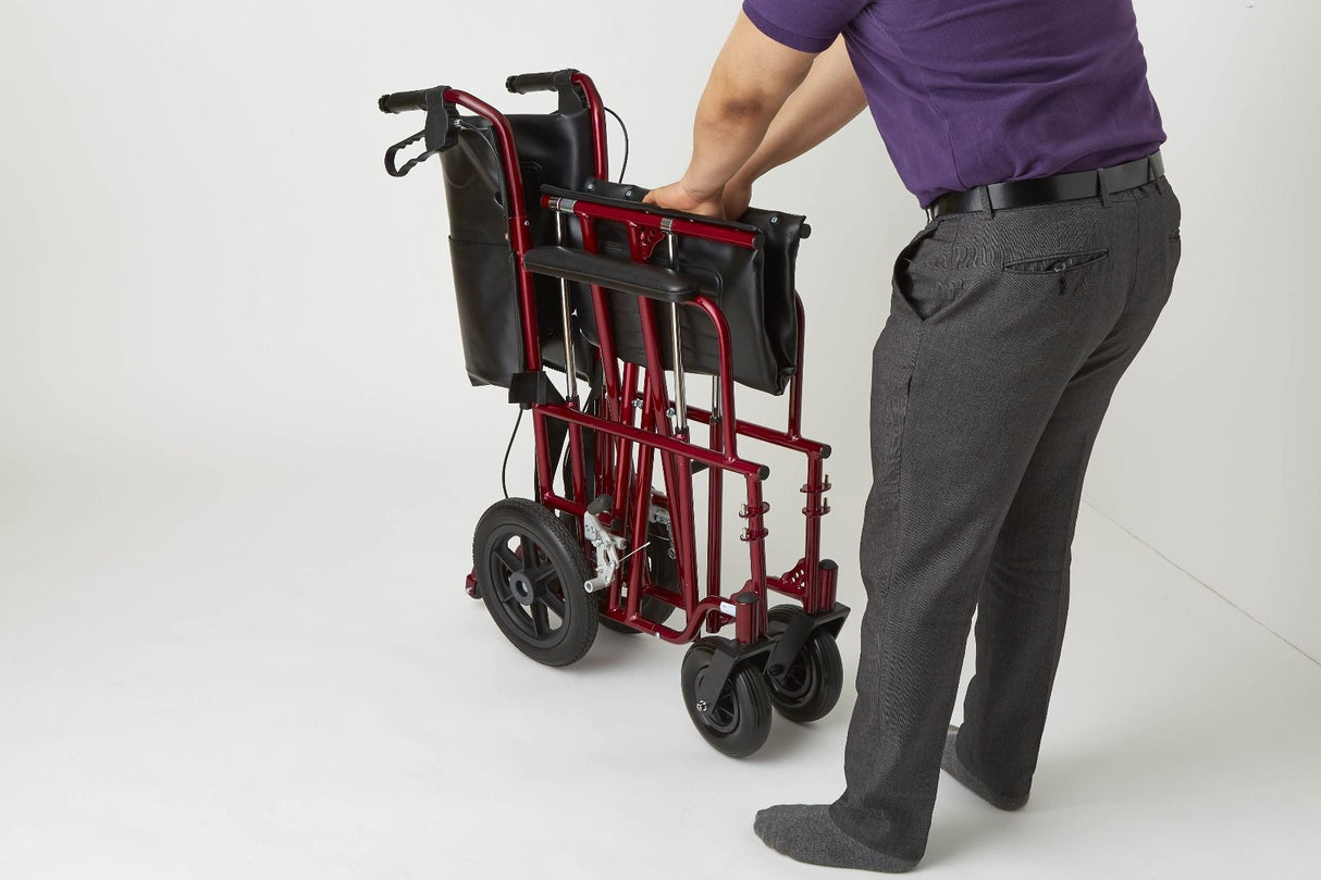 Silla de transporte bariátrica ligera Medline Freedom Plus