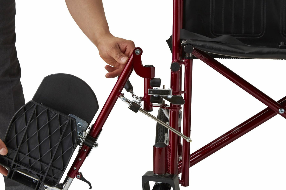 Fauteuil de transport bariatrique léger Medline Freedom Plus