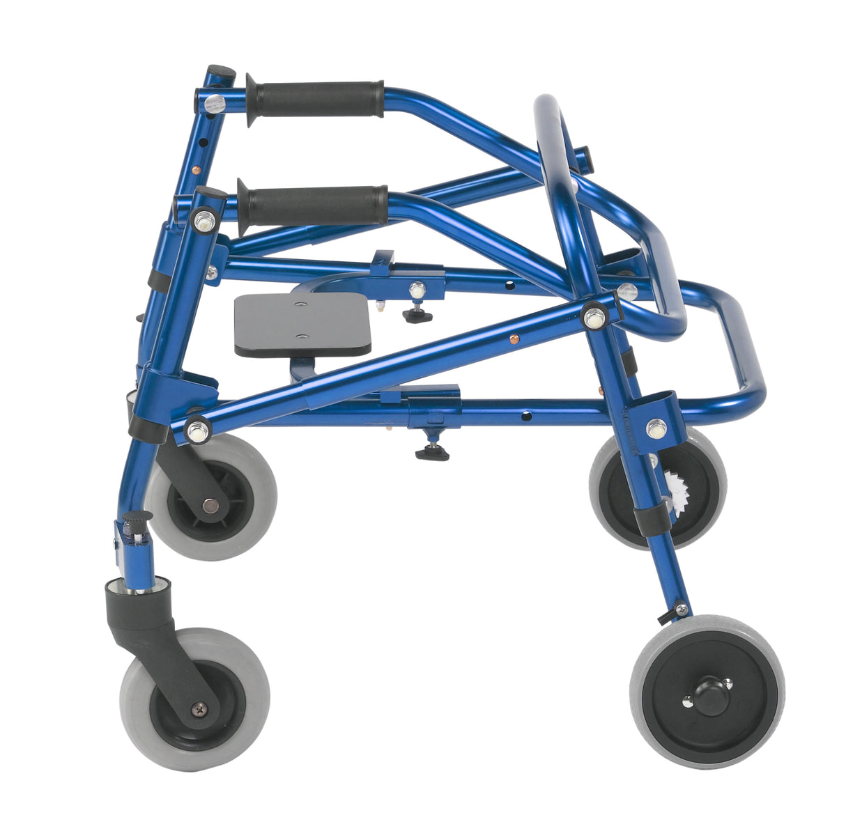 Nimbo 2G Lightweight Posterior Walker with Seat, Extra Small, Knight Blue