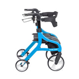 Nitro Sprint Rollator Rolling Walker, Hemi Height, Blue