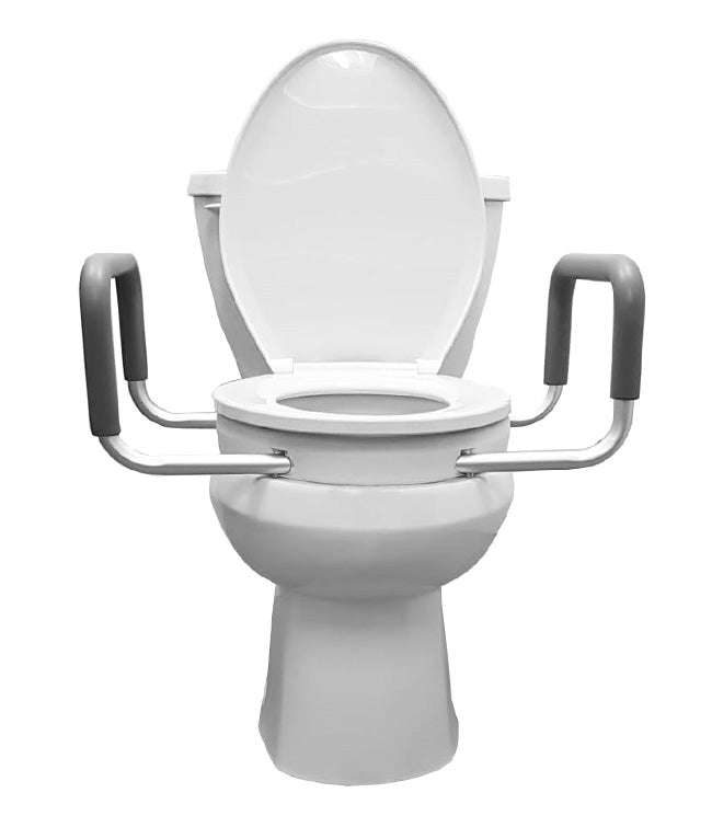 2” Raised Toilet Seat with Arms