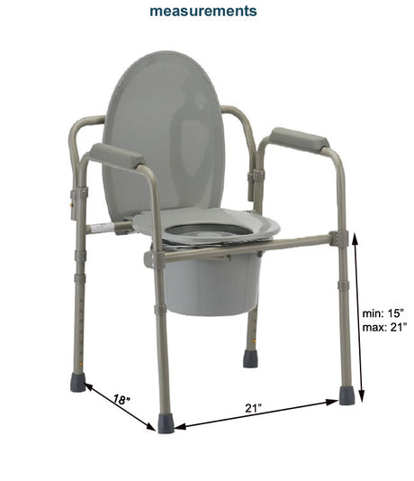 Folding Commode Chair