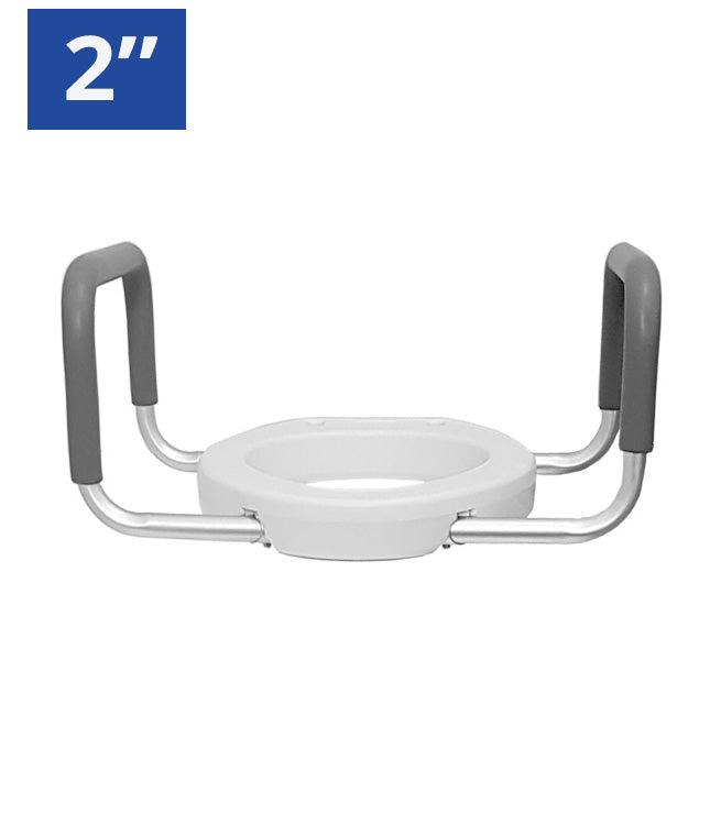 2” Raised Toilet Seat with Arms