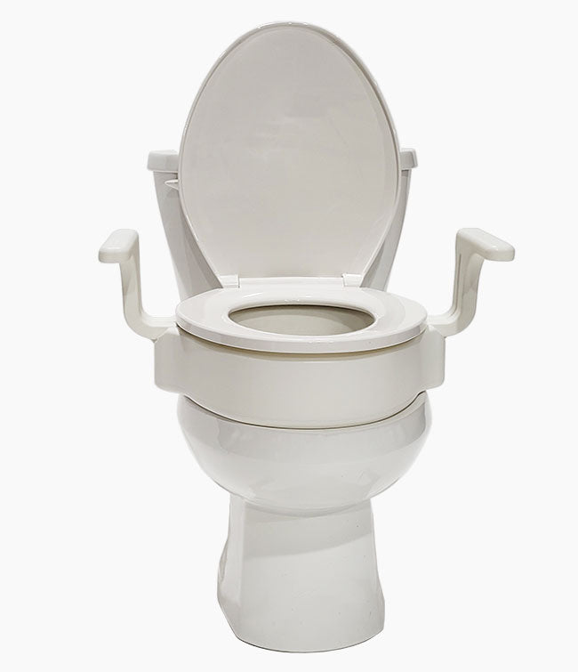 4" Raised Toilet Seat with new handles