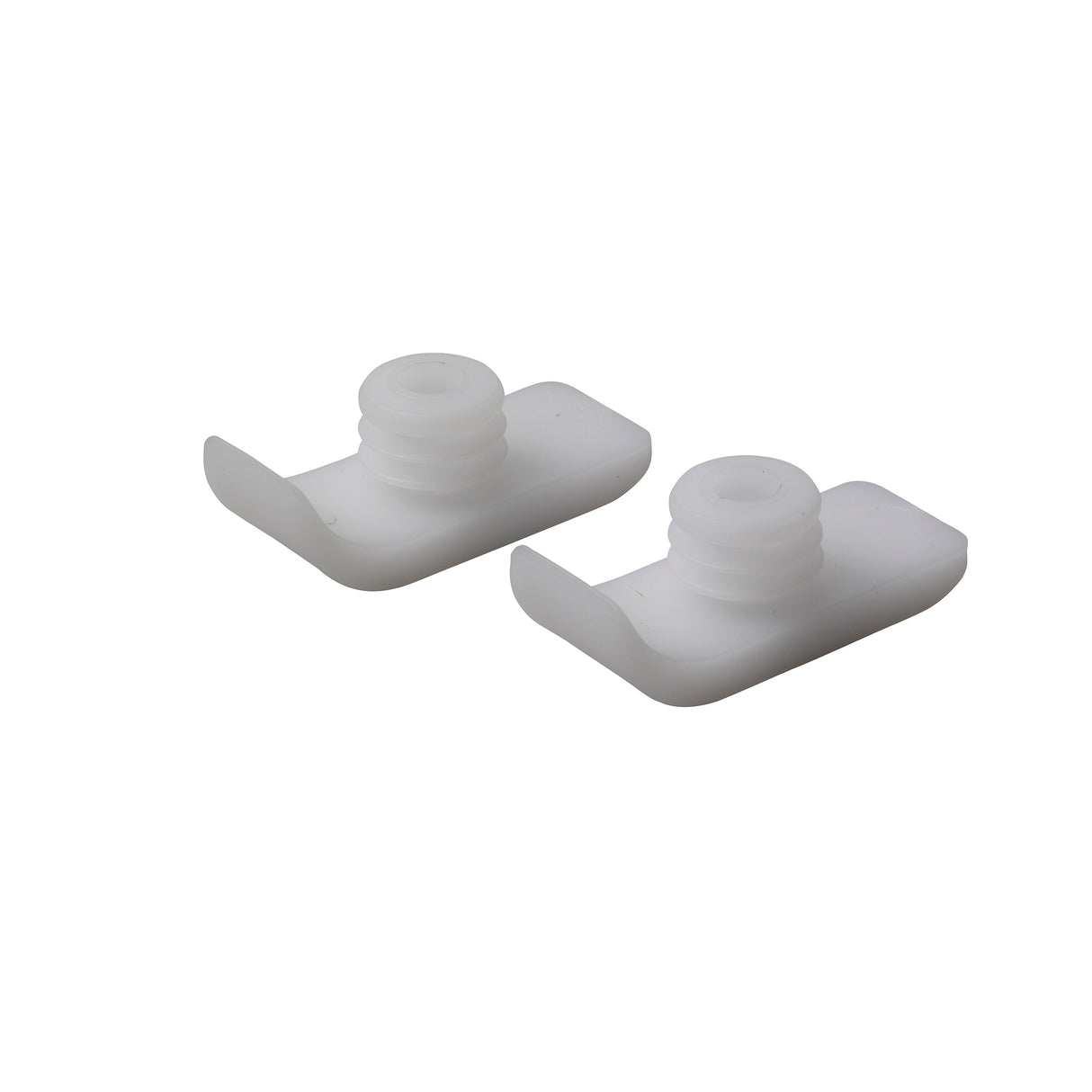 Walker Ski Glides, White, 1 Pair