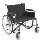 Fauteuil roulant extra large Sentra EC robuste, accoudoirs complets amovibles, siège de 30 po