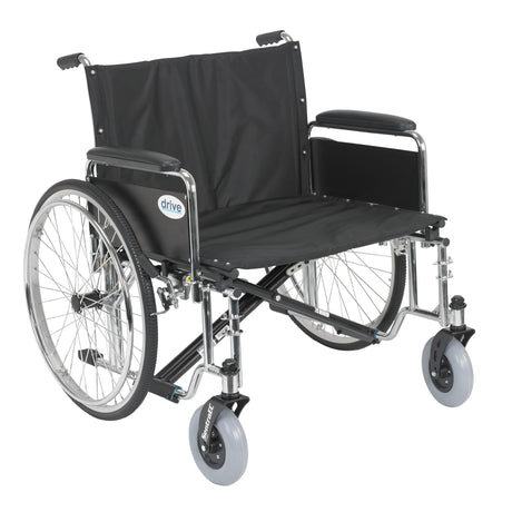 Fauteuil roulant extra large Sentra EC robuste, accoudoirs complets amovibles, siège de 30 po