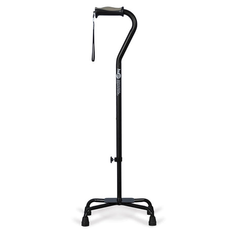 Adjustable Quad Cane for Right or Left Hand Use, Large Base