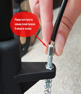 Aluminum Folding Rollator 8" Wheels