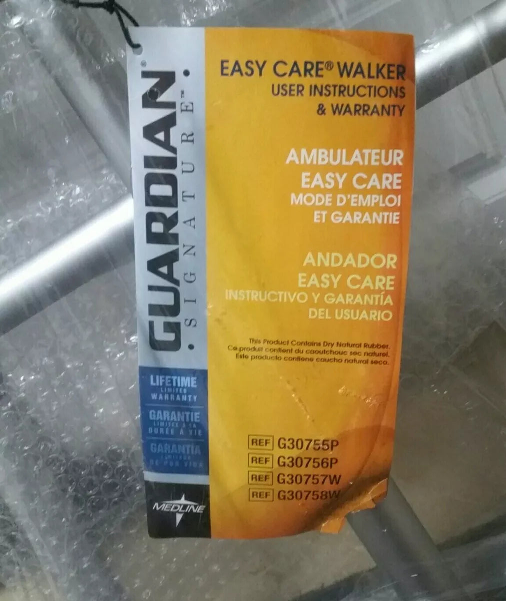 Déambulateur pliable Guardian à deux boutons sans roues