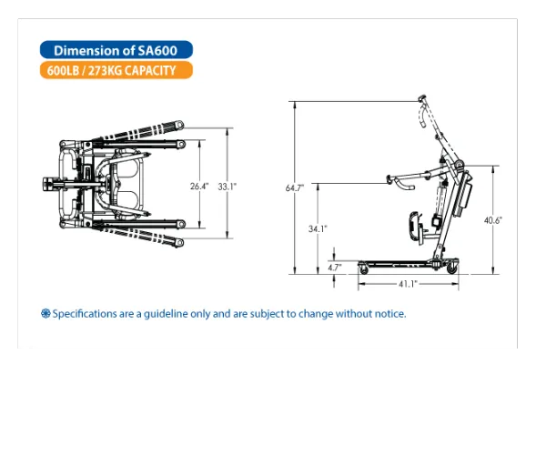 BestStand SA600 Plataforma elevadora de pie - Canadá