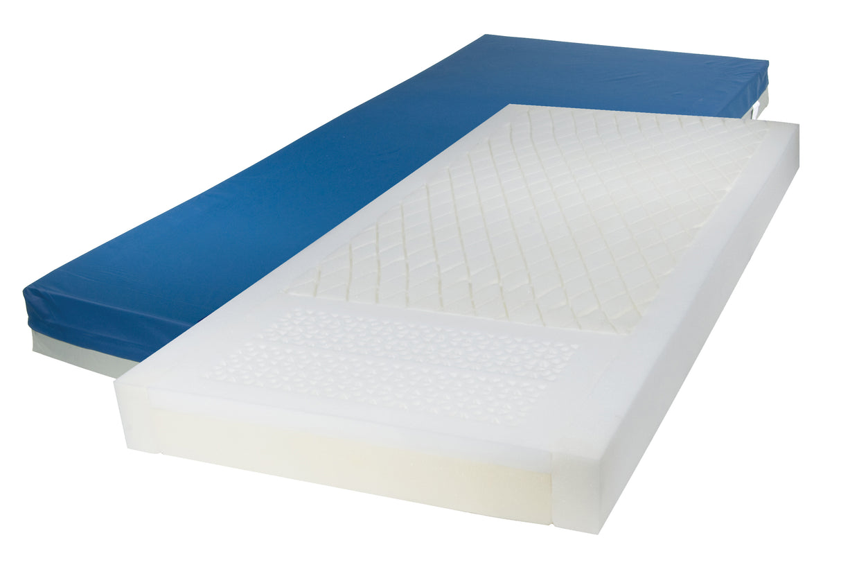 Matelas à redistribution de pression pour soins de longue durée Gravity 7, sans découpe, 80 po