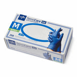 Medline SensiCare Ice Nitrile Exam Gloves