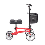 Nitro Glide Knee Walker Knee Scooter Crutch Alternative, Red