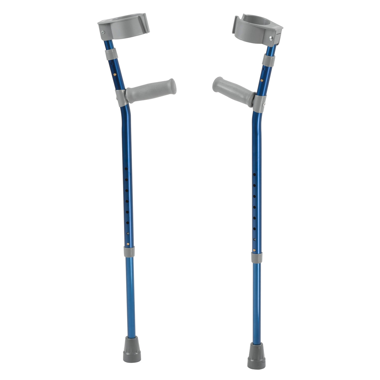 Pediatric Forearm Crutches, Large, Knight Blue, Pair