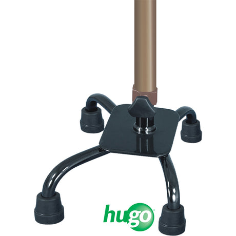 Adjustable Quad Cane for Right or Left Hand Use, Small Base