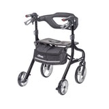 Andador con ruedas Nitro Sprint Rollator, color negro