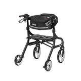 Andador con ruedas Nitro Sprint Rollator, altura Hemi, color negro