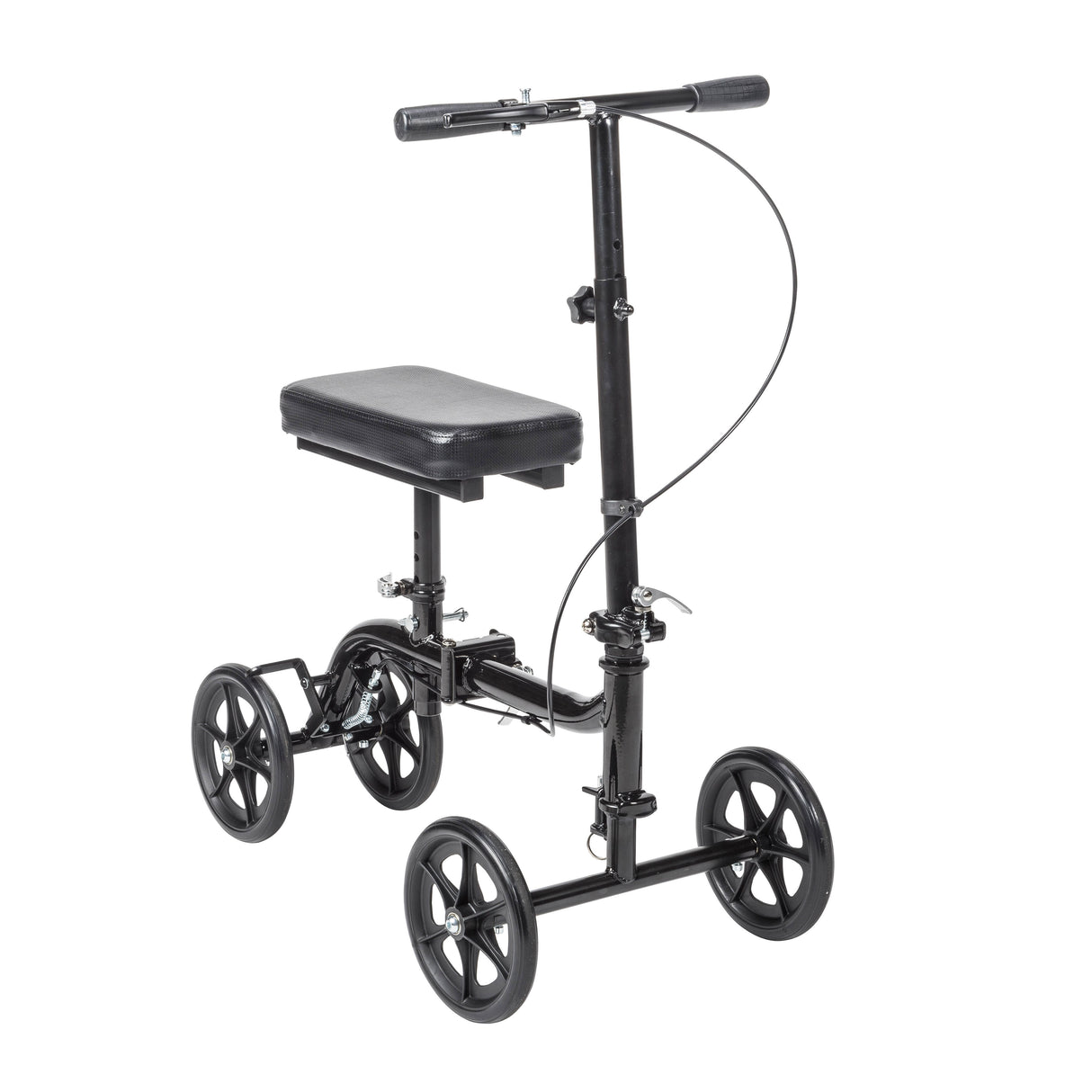 Steerable Folding Knee Walker Knee Scooter, Alternative to Crutches