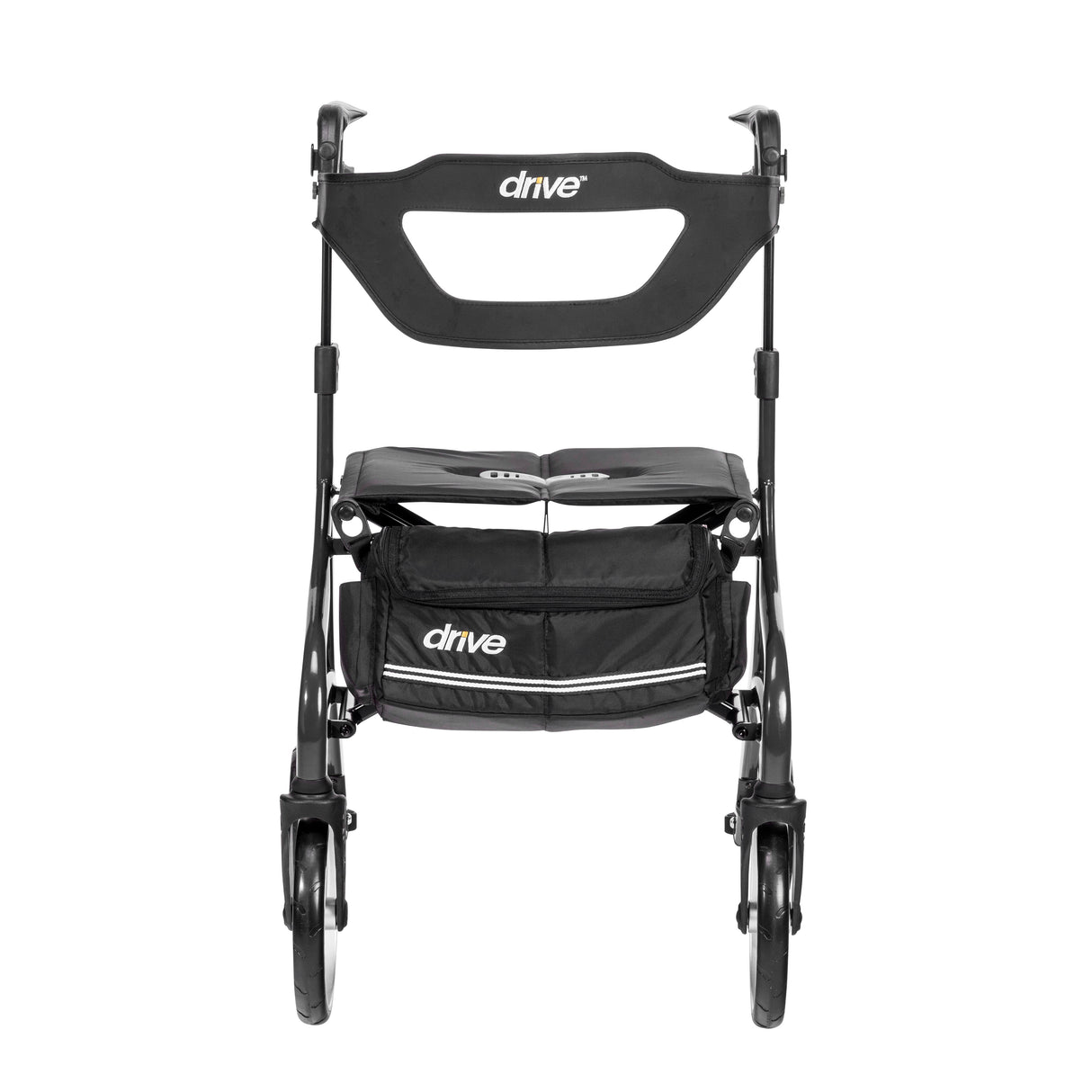 Andador con ruedas Nitro Sprint Rollator, alto, color negro