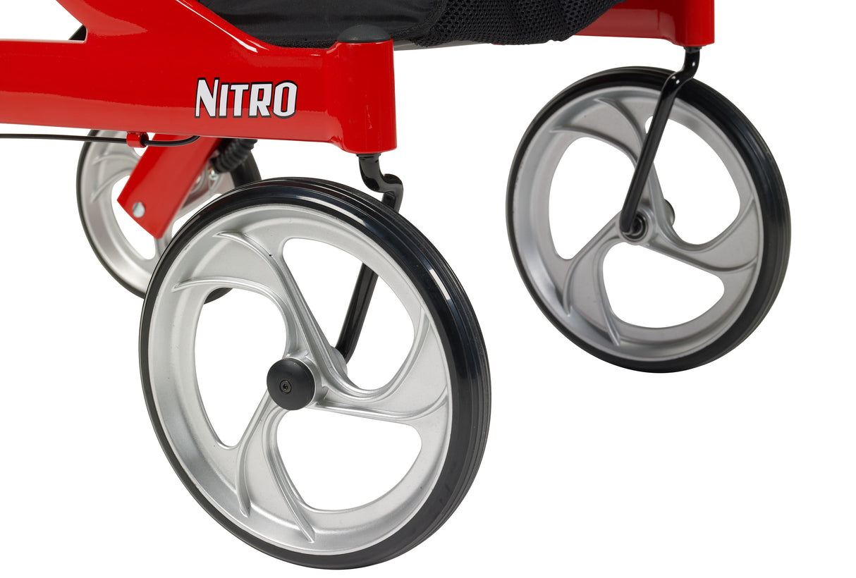 Déambulateur à roulettes Nitro Euro Style, blanc