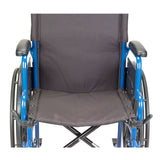 Blue Streak Wheelchair with Flip Back Desk Arms