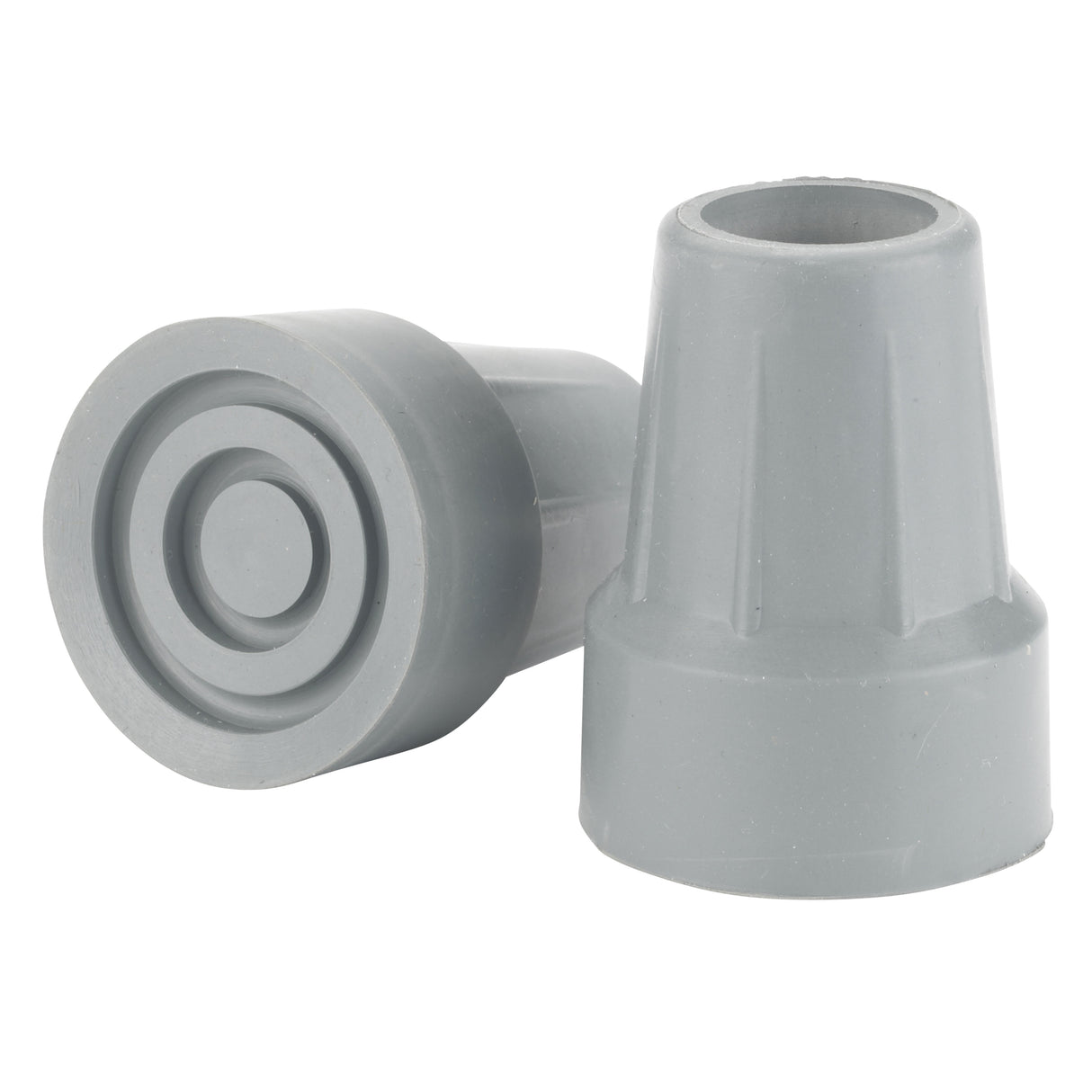 Embouts de béquille, 7/8", noir, 1 paire