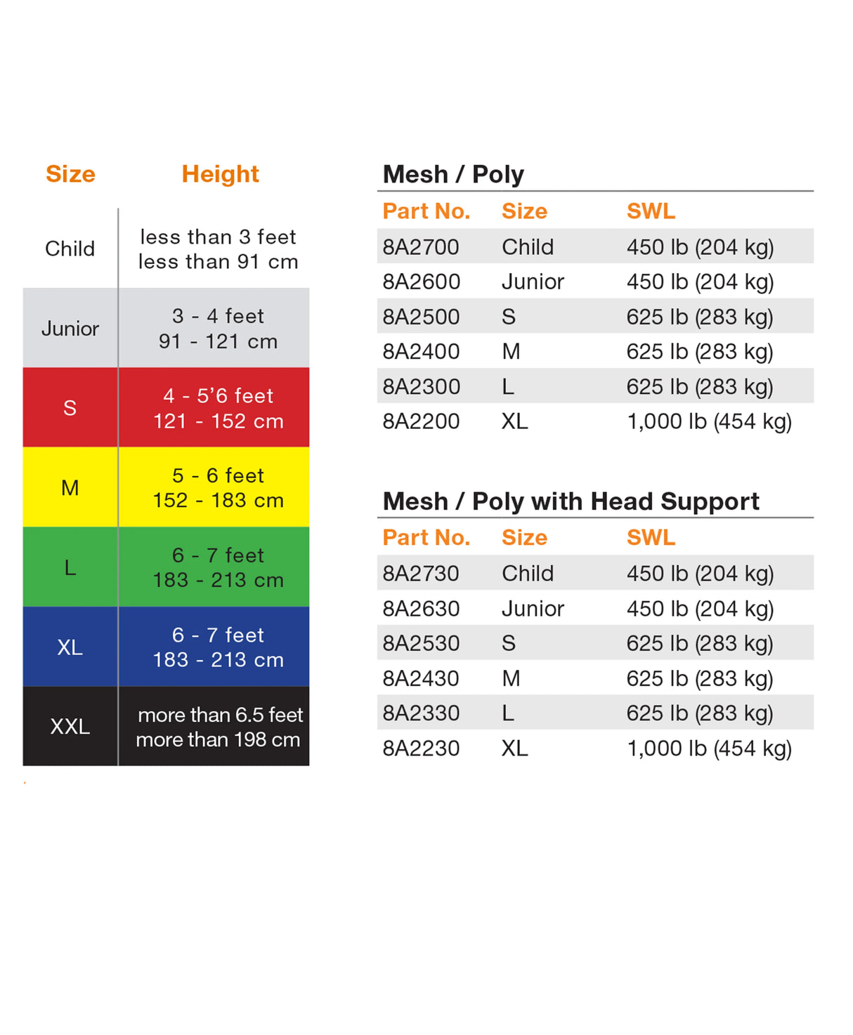 Universal Sling Mesh/Poly